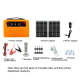 Électrificateur De Clôture Solaire Pour Élevage Jusqu’à 20 Km Avec Batterie 7000 mAh Et Panneau 15 W - www.yonis-shop.com