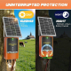 Électrificateur De Clôture Électrique Solaire Pour Élevage 12KV Autonomie 6000mAh Jusqu’à 10Km 1,2J - www.yonis-shop.com