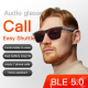 Lunettes Audio Bluetooth À Écoute Directionnelle Avec Micro Intégré Et Verres Traités Anti-Éblouissement - www.yonis-shop.com