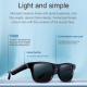 Lunettes Audio Bluetooth À Écoute Directionnelle Avec Micro Intégré Et Verres Traités Anti-Éblouissement - www.yonis-shop.com