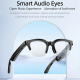 Lunettes Audio Bluetooth Pour Musique Et Appels Réduction De Bruit ENC Bluetooth 5.0 Recharge Rapide USB-C iOS Android - www....