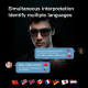 Lunettes Audio Bluetooth Pour Traduction En Temps Réel Avec Interprétation Multilingue Et Appels Mains Libres - www.yonis-sho...