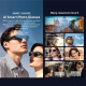 Lunettes Connectées Avec Caméra 8 MP Vidéo 1200P Transmission WiFi Et Assistant Vocal IA - www.yonis-shop.com