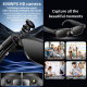 Lunettes Connectées Avec Caméra 8 MP Vidéo 1200P Transmission WiFi Et Assistant Vocal IA - www.yonis-shop.com