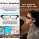 Lunettes Connectées Avec Caméra 8 MP Vidéo 1200P Transmission WiFi Et Assistant Vocal IA - www.yonis-shop.com