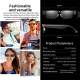 Lunettes Connectées Avec Caméra 8 MP Vidéo 1200P Transmission WiFi Et Assistant Vocal IA - www.yonis-shop.com