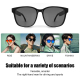 Lunettes Connectées Pour Appels Musique Et Navigation Avec Verres Polarisés UV400 Son Semi Ouvert Et Bluetooth - www.yonis-sh...