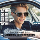 Lunettes Audio Bluetooth À Écoute Ouverte Pour Musique Et Appels Verres Polarisés UV400 Autonomie 3 À 6 Heures - www.yonis-sh...