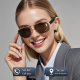 Lunettes Audio Bluetooth À Écoute Ouverte Pour Musique Et Appels Verres Polarisés UV400 Autonomie 3 À 6 Heures - www.yonis-sh...