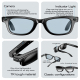Lunettes Connectées Avec Reconnaissance Photo Et Traduction IA Appels Bluetooth Caméra 8 Mpx Résistance IP65 - www.yonis-shop...