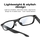 Lunettes Intelligentes IA Pour Photo Vidéo Appels Reconnaissance D’Objets Et Traduction 32 Go Bluetooth 5.4 Anthracite - www....