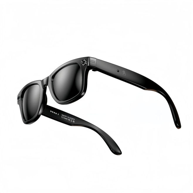 Lunettes Intelligentes Avec Conversation IA Reconnaissance Photo Appels Bluetooth Et Autonomie De 12 Heures