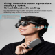 Lunettes Intelligentes Avec Conversation IA Reconnaissance Photo Appels Bluetooth Et Autonomie De 12 Heures - www.yonis-shop.com