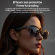 Lunettes Audio Bluetooth À Branches Ouvertes Appels Mains Libres IP54 Autonomie 6 À 7 Heures Contrôle Tactile - www.yonis-sho...