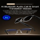 Lunettes Connectées Pour Traduction IA En Temps Réel 164 Langues Appels Bluetooth IP67 Autonomie 30 À 50 Heures - www.yonis-s...