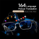 Lunettes Connectées Pour Traduction IA En Temps Réel 164 Langues Appels Bluetooth IP67 Autonomie 30 À 50 Heures - www.yonis-s...