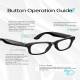 Lunettes Connectées IA Pour Traduction Reconnaissance Photo Et Appels Bluetooth Caméra 5 MP IP66 - www.yonis-shop.com