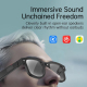 Lunettes Connectées IA Pour Photo Vidéo Traduction Appels Bluetooth 8 Mpx 16 Go Verres Anti-Lumière Bleue - www.yonis-shop.com