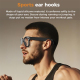 Lunettes Intelligentes Avec Caméra 8 MP 4K Assistant IA Verres Photochromiques UV400 Et Étui De Charge - www.yonis-shop.com