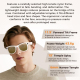 Lunettes Intelligentes Avec Caméra 8 MP 4K Assistant IA Verres Photochromiques UV400 Et Étui De Charge - www.yonis-shop.com