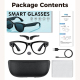 Lunettes Intelligentes Avec Caméra 8 MP 4K Assistant IA Verres Photochromiques UV400 Et Étui De Charge - www.yonis-shop.com