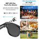 Lunettes Intelligentes IA Pour Traduction Appels Et Enregistrement Caméra 8 MP Vidéo 1080p Lentilles Photochromiques Tactiles...
