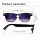 Lunettes Connectées Avec Caméra 8 MP Traduction IA Assistant IA Appels Bluetooth Vidéo 12 MP Stabilisée - www.yonis-shop.com