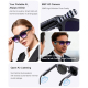 Lunettes Connectées Avec Caméra 8 MP Traduction IA Assistant IA Appels Bluetooth Vidéo 12 MP Stabilisée - www.yonis-shop.com