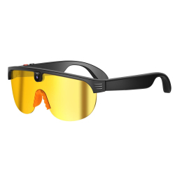 Lunettes De Sport Intelligentes Pour Cyclisme Avec Caméra 8 MP Vidéo 1200P Stabilisée Appels Bluetooth Et Traduction IA