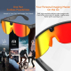 Lunettes De Sport Intelligentes Pour Cyclisme Avec Caméra 8 MP Vidéo 1200P Stabilisée Appels Bluetooth Et Traduction IA - www...