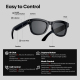 Lunettes De Soleil Connectées IA Avec Caméra 5 MP Vidéo 1080P Audio Open Ear Et Assistant Chat GPT 4o Mini - www.yonis-shop.com