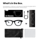 Lunettes De Soleil Connectées IA Avec Caméra 5 MP Vidéo 1080P Audio Open Ear Et Assistant Chat GPT 4o Mini - www.yonis-shop.com