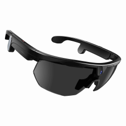 Lunettes Connectées De Sport Avec Caméra 8 MP Traduction IA Stabilisation Six Axes Wi-Fi IP66 et Contrôle Tactile