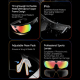 Lunettes Connectées De Sport Avec Caméra 8 MP Traduction IA Stabilisation Six Axes Wi-Fi IP66 et Contrôle Tactile - www.yonis...