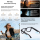 Lunettes Connectées De Sport Pour Cyclisme Avec Caméra 8 MP Stabilisation D’Image Assistant Vocal Et Traduction IA - www.yoni...