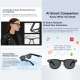 Lunettes Connectées De Sport Pour Cyclisme Avec Caméra 8 MP Stabilisation D’Image Assistant Vocal Et Traduction IA - www.yoni...