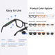 Lunettes De Sport Intelligentes Avec Caméra 8 MP Stabilisation Six Axes Assistant Vocal IA Et Traduction En Temps Réel - www....