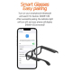 Lunettes Connectées Bluetooth Avec Verres Solaires Et Filtrants De Lumière Bleue Appels Vocaux Et Filtre UV CAT3 - www.yonis-...