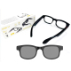 Lunettes Connectées Bluetooth Avec Verres Solaires Et Filtrants De Lumière Bleue Appels Vocaux Et Filtre UV CAT3 - www.yonis-...
