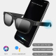 Lunettes Audio Bluetooth Pour Musique Et Appels Avec Audio Directionnel Commande Tactile Verres Anti-Éblouissement Et Autonom...