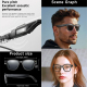 Lunettes Intelligentes Avec Caméra 8 MP Enregistrement Vidéo 1200P Transmission WiFi Assistant Vocal - www.yonis-shop.com
