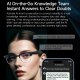 Lunettes Connectées Photochromiques Avec Caméra 8 MP Traduction IA Appels Bluetooth Et Stabilisation Vidéo - www.yonis-shop.com