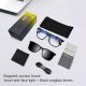 Lunettes Intelligentes Bluetooth Avec Audio Ouvert Pour Appels Et Musique Verres Polarisés UV400 IPX5 - www.yonis-shop.com