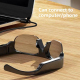 Lunettes De Sport Connectées Bluetooth Avec Caméra 8 MP Pour Enregistrement Vidéo Audio Et Diffusion En Direct - www.yonis-sh...