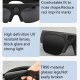 Lunettes De Sport Connectées Bluetooth Avec Caméra 8 MP Pour Enregistrement Vidéo Audio Et Diffusion En Direct - www.yonis-sh...