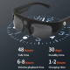 Lunettes De Sport Connectées Bluetooth Avec Caméra 8 MP Pour Enregistrement Vidéo Audio Et Diffusion En Direct - www.yonis-sh...