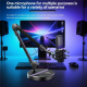 Microphone USB À Condensateur Pour Streaming Et Enregistrement RGB Cardioïde Avec Bras Articulé - www.yonis-shop.com