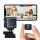 Mini Caméra De Surveillance Sans Fil Sur Batterie Détection De Mouvement Vidéo 1080p Vision Nocturne Carte TF 128 Go Et Cloud...
