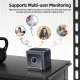 Mini Caméra De Surveillance Sans Fil Sur Batterie Détection De Mouvement Vidéo 1080p Vision Nocturne Carte TF 128 Go Et Cloud...