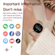 Montre Connectée Femme Avec Suivi Cardiaque Et Oxygène Sanguin Écran AMOLED 1,32 Pouce IP68 Bluetooth 5.3 - www.yonis-shop.com